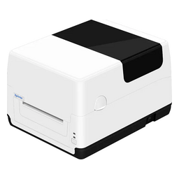 طابعة ملصقات Xprinter XP-T453B 4 بوصة حرارية مباشرة وانتقالية، USB+LAN، 203DPI، 152مم/ث، أبيض
